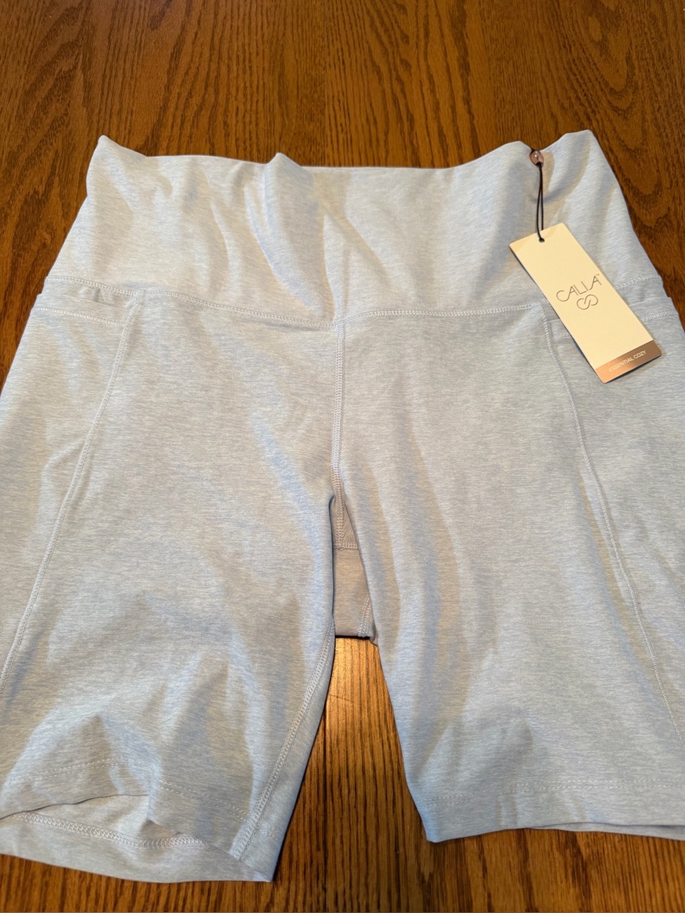 Calia by Carrie Underwood Light Blue Bike Shorts Large